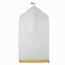 White Premium Velvet Muslim Prayer Rug