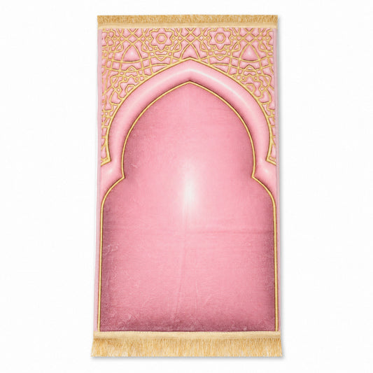 Pink Childrens Anti-Slip Padded Prayer Mat