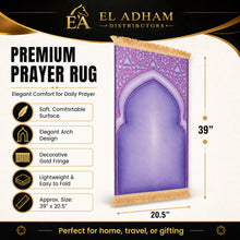 Purple Childrens Anti-Slip Padded Prayer Mat