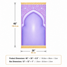 Purple Childrens Anti-Slip Padded Prayer Mat