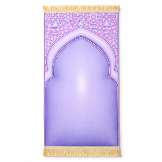 Purple Childrens Anti-Slip Padded Prayer Mat