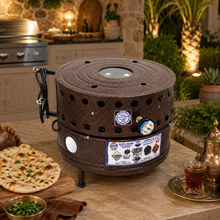 BlueFlame Gas Tanoor Oven, Dark Brown Finish, 27 x 21 x 18 Inch