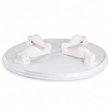 Round Floral Folding Tray Table with Legs - 25"