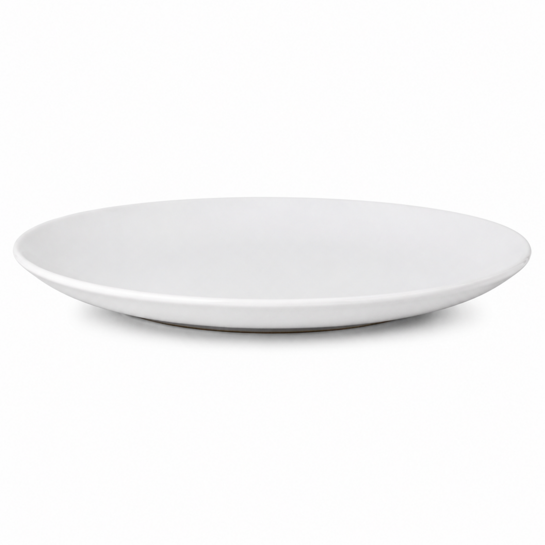Large White Round Serving Platter - 16"