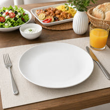 Large White Round Serving Platter - 16"
