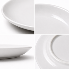 Large White Round Serving Platter - 14"