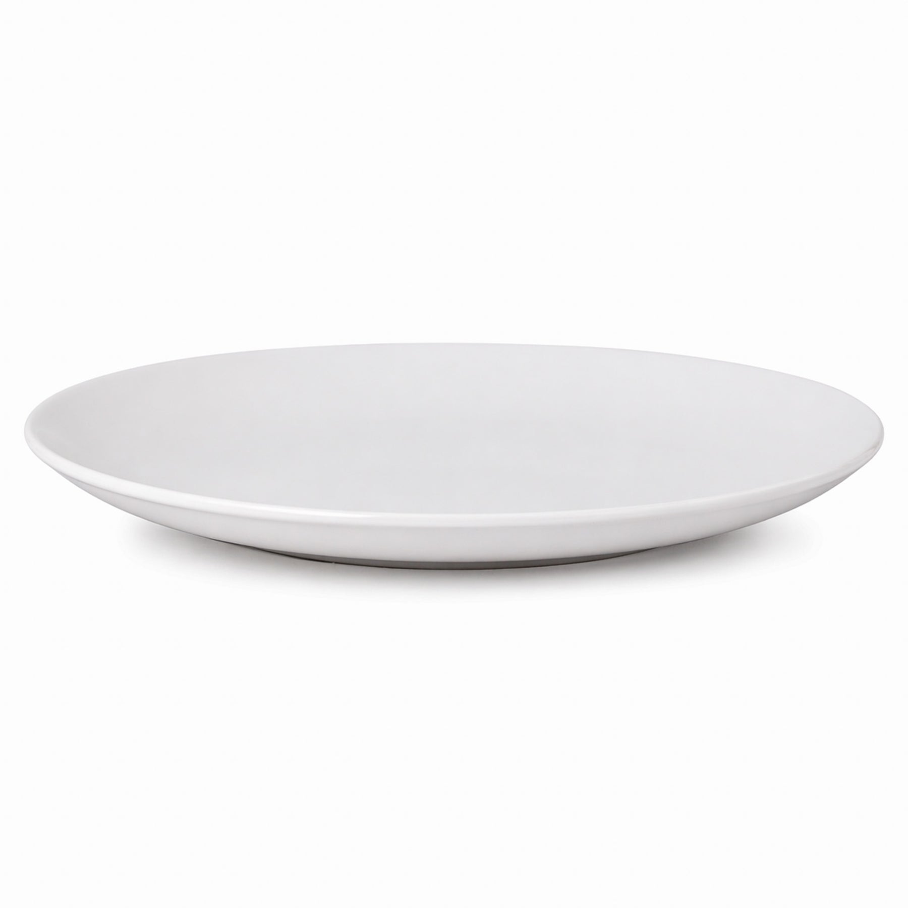 Large White Round Serving Platter - 16"