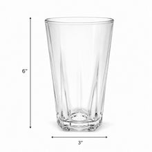 6-Piece Clear Glass Tumbler Set - 350ML