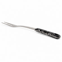 Stainless Steel Meat Carving Fork - Black Ergonomic Handle