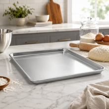Heavy-Duty Aluminum Commercial Baking Sheet Pan, 24 x 16 x 1.5 Inch Rimmed Tray