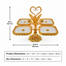 Royal Craft Superior Quality Fruit Tray 4 Bowls