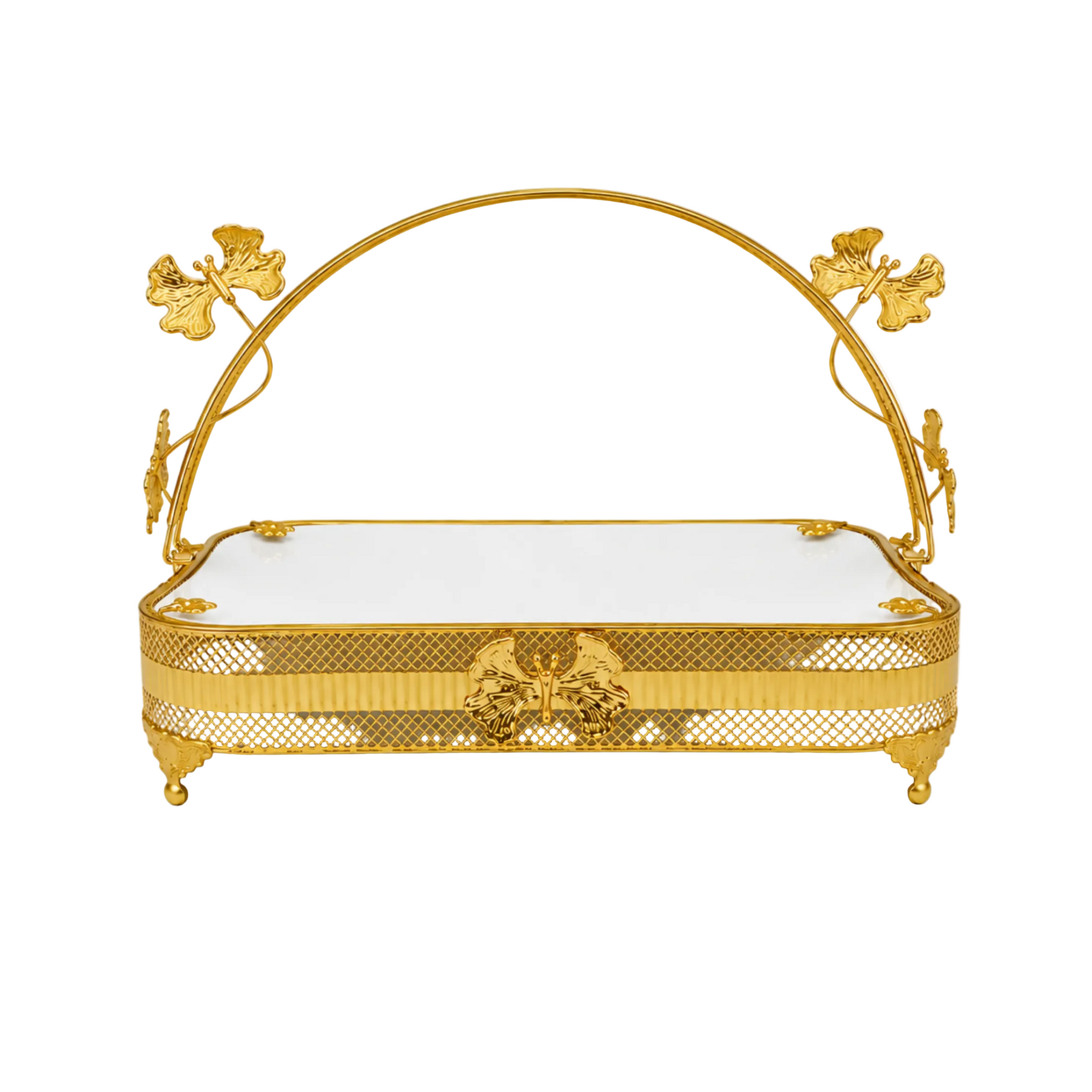 Royal Craft Superior Quality Glass Fruit Basket