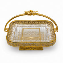 Luxury Gold Display Tray with Decarative Handle