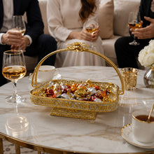Luxury Gold Display Tray with Decarative Handle
