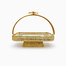 Luxury Gold Display Tray with Decarative Handle