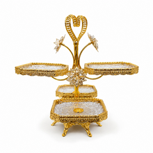 Gold Crystal 4-Tier Dessert Serving Stand