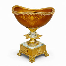 Luxury Gold-Rim Gold Pedestal Candy Bowls - Set of 3
