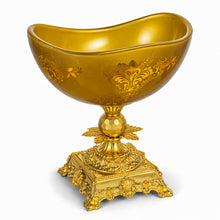 Elegant Gold Pedestal Dessert Bowl