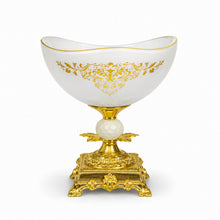 Elegant White Pedestal Candy Bowls - Set of 3
