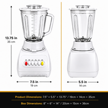 Super Mccarron 2-in-1 Blender & Mill Grinder - 500W - Beige