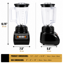 Super Mccarron 2-in-1 Blender & Mill Grinder - 500W - Black