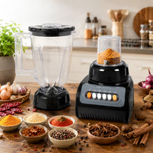 Super Mccarron 2-in-1 Blender & Mill Grinder - 500W - Black