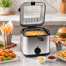 El Adham Multifunction Countertop Fryer with Basket, 13.5 Inch
