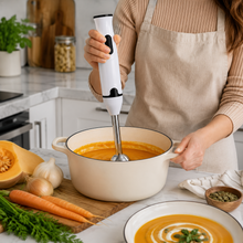Electric Hand Blender Immersion Stick with Stainless Steel Shaft