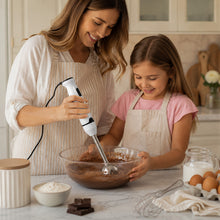 Electric Hand Blender Immersion Stick with Stainless Steel Shaft