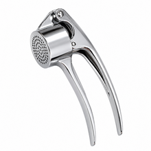 Stainless Steel Garlic Press Crusher with Long Handles, 6.5 Inch