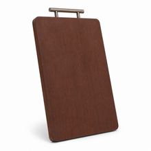 Premium Wood Cutting Board with a Stainless Steel Handle 20''x13''