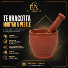 Plastic Orange Mortar and Pestle Set For Grinding Spices and Herbs