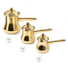 Luxury Gold Stainless Steel Tea Pots with Lid 3 Piece Set 250,350,550ML