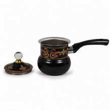 Decarative Stainless Steel Black Tea Pots with Lid 3 Piece Set 250,350,550ML