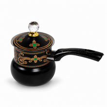 Decarative Stainless Steel Black Tea Pots with Lid 3 Piece Set 250,350,550ML