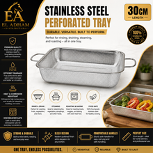 30CM Mesh Perforated Steaming & Draining Tray