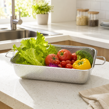 35CM Mesh Perforated Steaming & Draining Tray