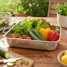 40CM Mesh Perforated Steaming & Draining Tray