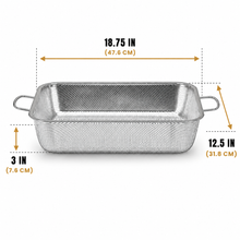 40CM Mesh Perforated Steaming & Draining Tray