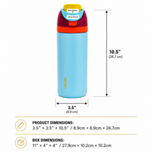Owala FreeSip 32 oz Insulated Stainless Steel Water Bottle with Flip Straw Lid – Blue