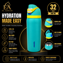 Owala FreeSip 32 oz Insulated Water Bottle with Flip Lid – Green