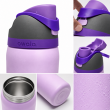 Owala FreeSip 32 oz Insulated Stainless Steel Water Bottle with Flip Straw Lid – Lavender