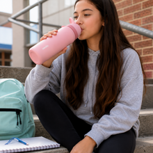 Owala FreeSip Insulated Stainless Steel Water Bottle with Flip Straw Lid, 32 oz, Pink