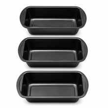 3-Piece Rectangular Loaf & Cake Pan Set, Nesting Sizes
