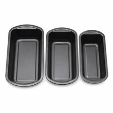 3-Piece Rectangular Loaf & Cake Pan Set, Nesting Sizes