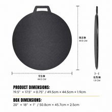 Round Stovetop Heat Diffuser Plate with Handle, 17.5 Inch