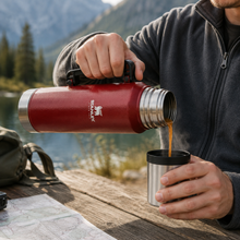 Stanley Classic 1.4L Vacuum Insulated Thermos with Handle – Burgundy