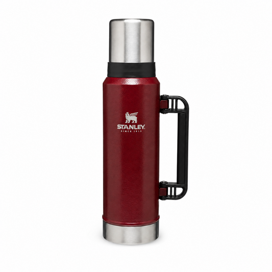 Stanley Classic 1.4L Vacuum Insulated Thermos with Handle – Burgundy