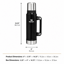 Stanley Classic 1.4L Vacuum Insulated Thermos with Handle, Black