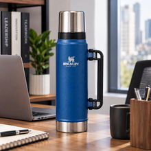 Stanley Classic 1.4L Vacuum Insulated Flask with Handle & Cup Lid – Blue